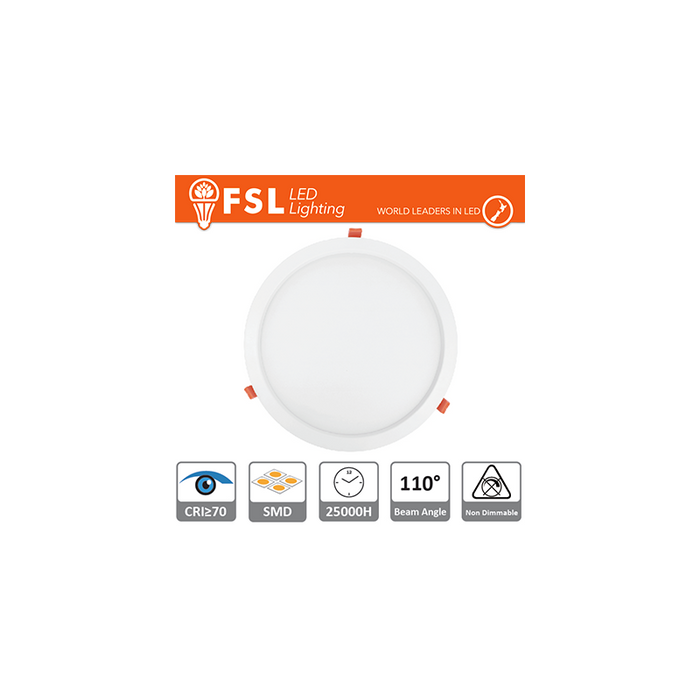 Downlight Led Ip20 12w 4000k 850lm 110° Foro:160mm