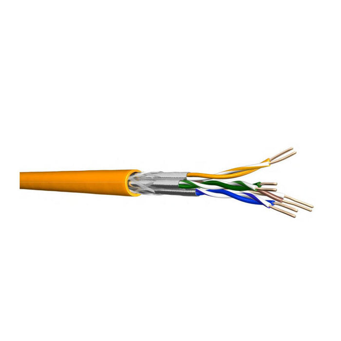 Draka Verlegekabel Uc900 Hs23, Cat 7, S/Ftp, Pimf, Naranja, 500m Tambor