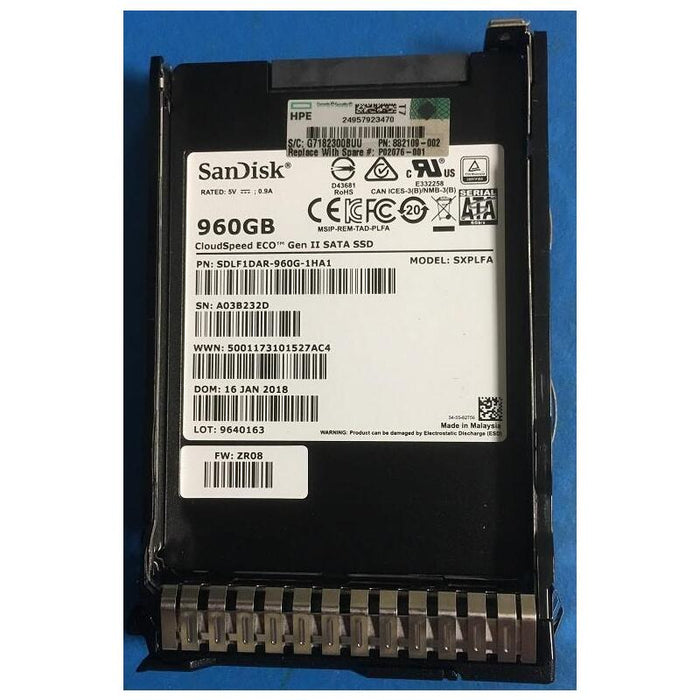 Drv Ssd 960gb Sff Sata Mu Sc