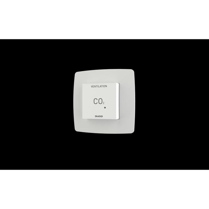 Duco Co2 Room Sensor With Command Rf Wired White