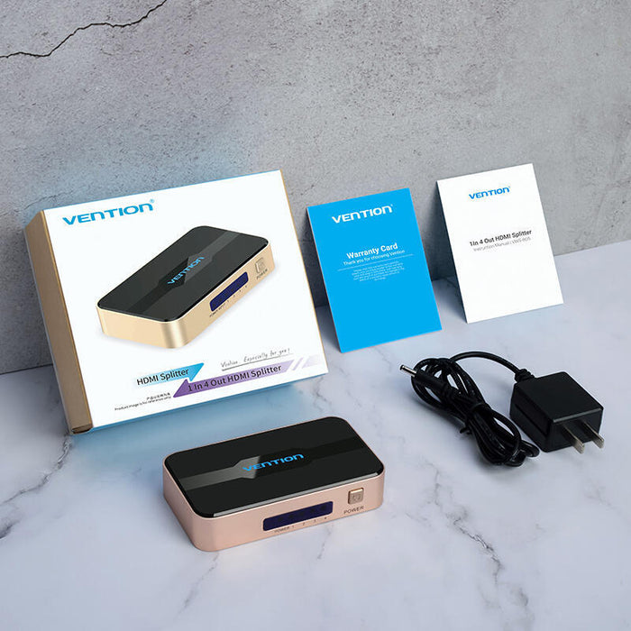 Duplicador Vention Accg0-Eu 4xhdmi Hembra Hdmi Macho