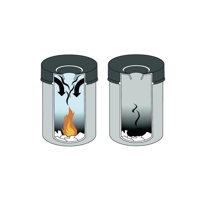 Durable 330601 Papelera Metálica Con Cenicero Redonda De 30 Litros, Negra