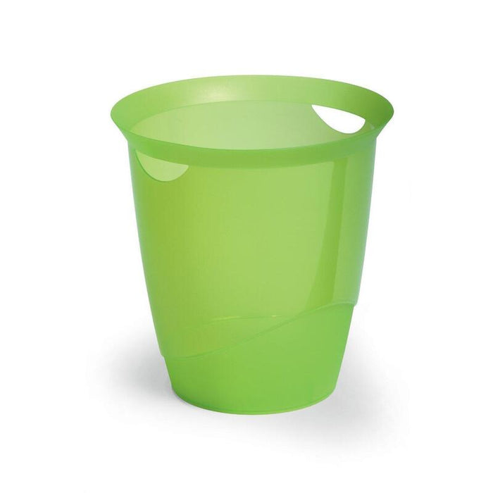 Durable Trend Papierkorb 16l Transluzent Verde