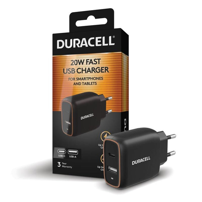 Duracell 20w 1c+1a Usb Charger Dracusb19-Eu
