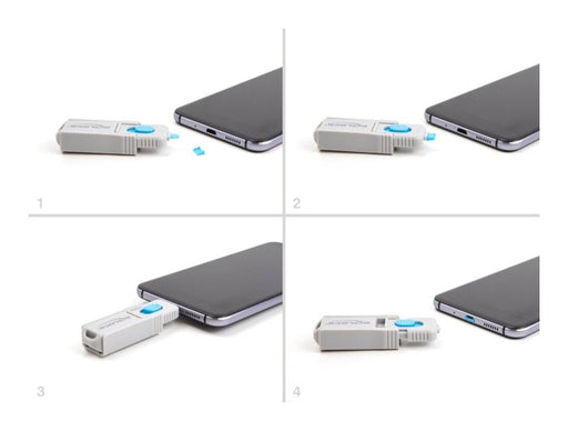 EAN 4043619209491 - DeLOCK 20949 bloqueador de puerto MicroUSB Azul 10 pieza(s) imagen 2