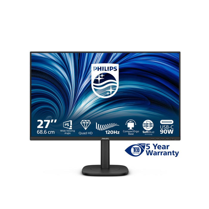EAN 8721038002423 - Philips 3000 series 27B2U3601/00 pantalla para PC 68,6 cm (27") 2560 x 1440 Pixeles Quad HD LCD Negro imagen 3