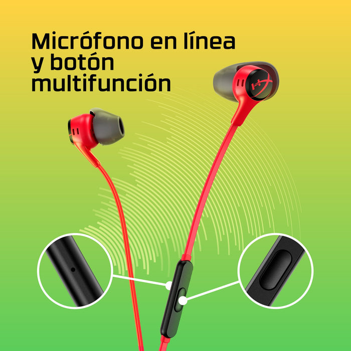 EAN 0196786923265 - HyperX Cloud Earbuds II BLK Gaming Earbuds with Mic Alámbrico Dentro de oído Juego imagen 8