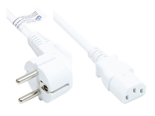 EAN 4014619168187 - Alcasa P0130-W100 cable de transmisión Blanco 10 m CEE7/7 IEC C13 imagen 1