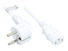 EAN 4014619168101 - Alcasa P0130-W005 cable de transmisión Blanco 0,5 m CEE7/7 IEC C13 imagen 1