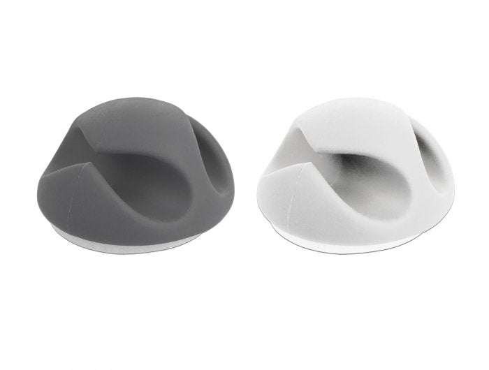 EAN 4043619182954 - DeLOCK 18295 organizador de cables Escritorio/pared Soporte para cables Gris, Blanco 6 pieza(s) imagen 1