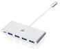 EAN 0881317515766 - iogear GUH3C4PD hub de interfaz USB 3.2 Gen 1 (3.1 Gen 1) Type-C 5000 Mbit/s Blanco imagen 1