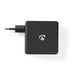 EAN 5412810293261 - Nedis WCPD45W100BK cargador de dispositivo móvil Universal Negro USB Interior imagen 2