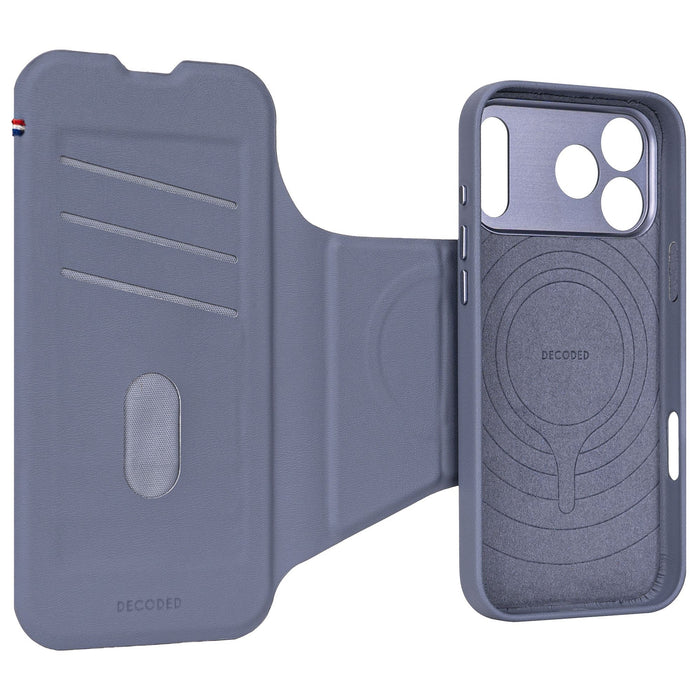 EAN 8721145008820 - Decoded D26IPO17PDW3TSFE funda para teléfono móvil 16 cm (6.3") Funda cartera Gris imagen 8