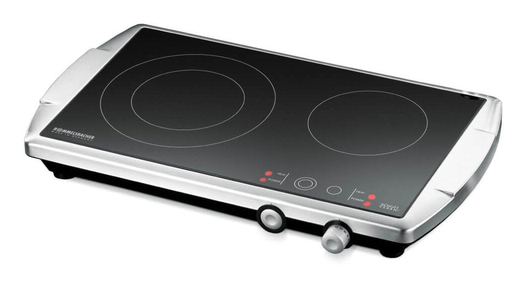 EAN 4001797196002 - Rommelsbacher CT 3400/E hobs Negro, Acero inoxidable Encimera Cerámico 2 zona(s) imagen 1