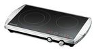 EAN 4001797196002 - Rommelsbacher CT 3400/E hobs Negro, Acero inoxidable Encimera Cerámico 2 zona(s) imagen 1