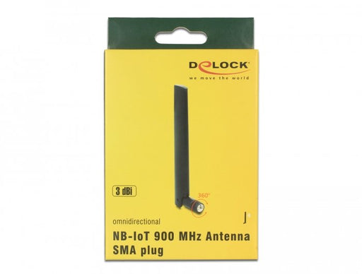 EAN 4043619897704 - DeLOCK NB-IoT antena para red Antena omnidireccional SMA 3 dBi imagen 1