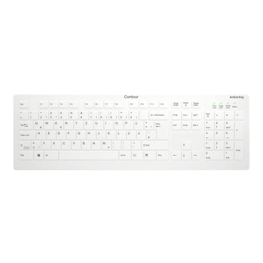 EAN 7061117288593 - Contour Design Active Key AK-C8112 teclado Médico RF inalámbrico QWERTZ Alemán Blanco imagen 1