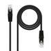 EAN 8433281003743 - Nanocable 10.20.0401-BK cable de red Negro 1 m Cat6e U/UTP (UTP) imagen 1