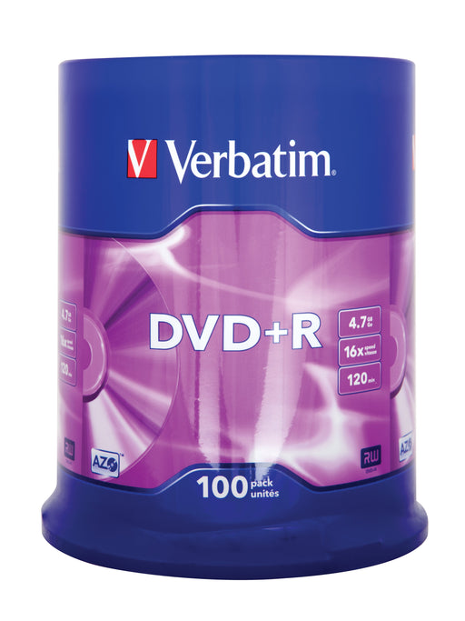 EAN 0023942435518 - Verbatim DVD+R Matt Silver 4,7 GB 100 pieza(s) imagen 2