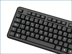 EAN 8435364320563 - iggual CK-OFFICE-105T teclado Hogar / Oficina QWERTY Español imagen 3