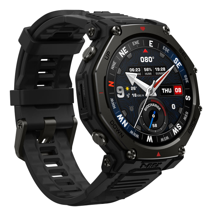 EAN 6972596109280 - Amazfit T-Rex 3 Pro 3,81 cm (1.5") AMOLED 48 mm Digital 480 x 480 Pixeles Pantalla táctil Negro Wifi GPS  imagen 7