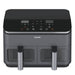 EAN 810123671731 - Cosori Dual Basket Chef Edition Doble 8,5 L Independiente 1750 W Freidora de aire caliente Negro, Plata imagen 7