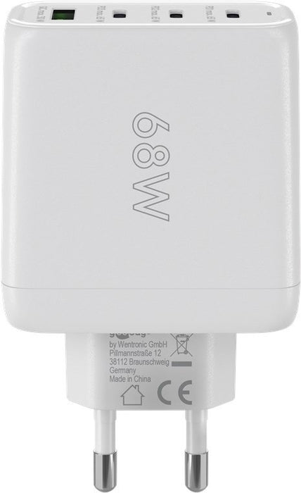 EAN 4040849648229 - Goobay 64822 cargador de dispositivo móvil Auriculares, Portátil, Smartphone, Tableta Blanco Corriente al imagen 3