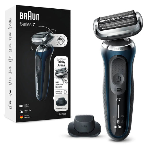 EAN 4210201433781 - Braun Series 7 71-B1200s Máquina de afeitar de láminas Recortadora Azul imagen 2