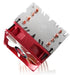 EAN 4715109920024 - RAIJINTEK Aidos Procesador Enfriador 9,2 cm Cobre, Metálico, Rojo imagen 3