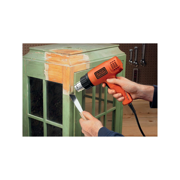 EAN 5035048331491 - Black & Decker KX1650-QS pistola de calor Pistola de aire caliente 740 l/min 600 °C 1750 W Negro, Naranja imagen 6