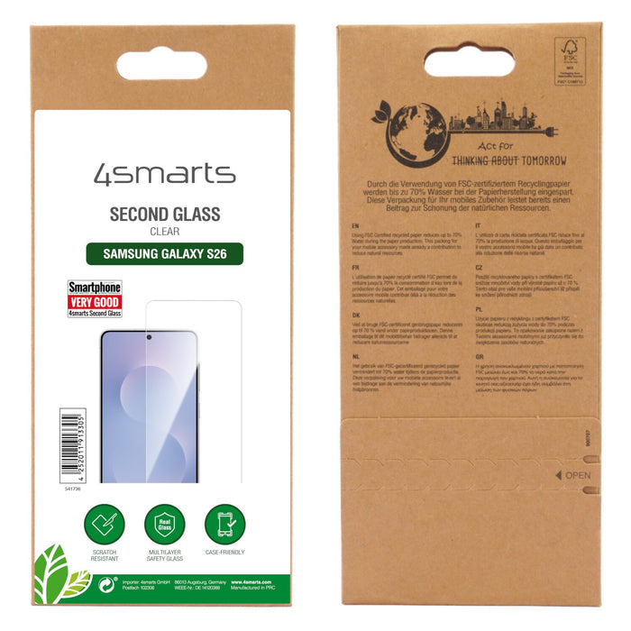 EAN 4252011913305 - 4smarts 541736 protector de pantalla o trasero para teléfono móvil Samsung 1 pieza(s) imagen 6