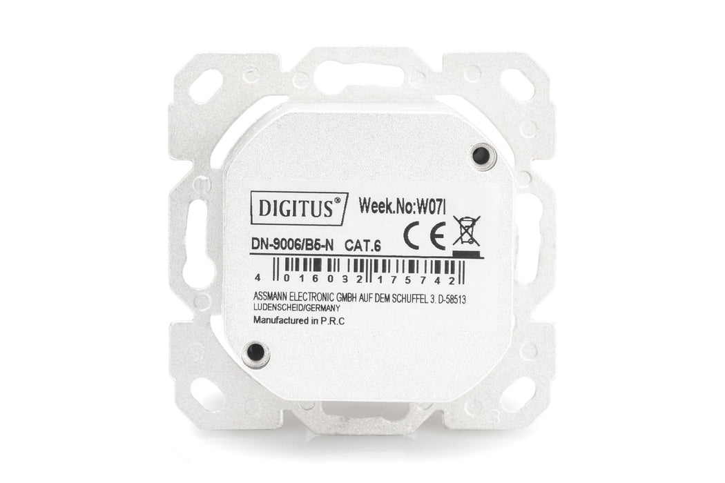 EAN 4016032175742 - Digitus DN-9006/B5-N toma de corriente RJ-45 Blanco imagen 3