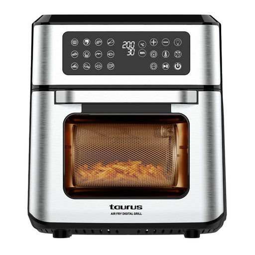 EAN 8414234739919 - Taurus Air Fry Digital Grill Sencillo 12 L Independiente 1800 W Freidora de aire caliente Negro, Acero in imagen 1