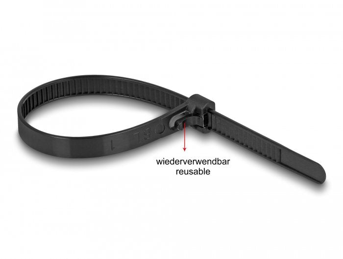 EAN 4043619187577 - DeLOCK 18757 presilla Bridas adherentes para cables Nylon 100 pieza(s) imagen 3