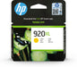 EAN 0884420649427 - HP 920XL High Yield Yellow Original Ink Cartridge cartucho de tinta 1 pieza(s) Alto rendimiento (XL) imagen 1