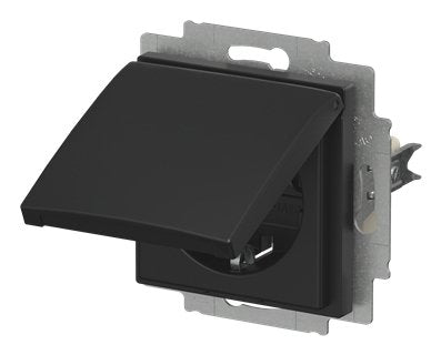 EAN 4011395360590 - Busch-Jaeger 2CKA002018A1587 toma de corriente Schuko Negro imagen 2