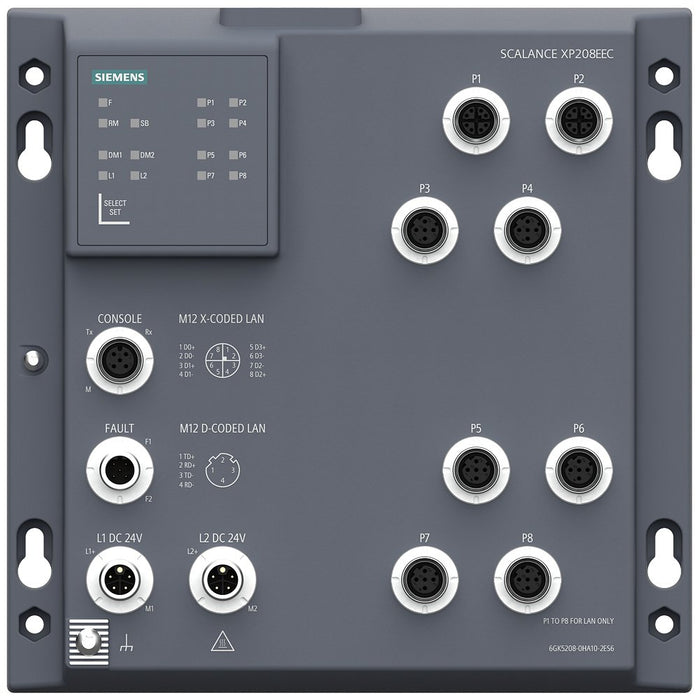 EAN 4047623144465 - Siemens 6GK52080HA102ES6 6GK5208-0HA10-2ES6 Industrial Ethernet Switch Gestionado imagen 2