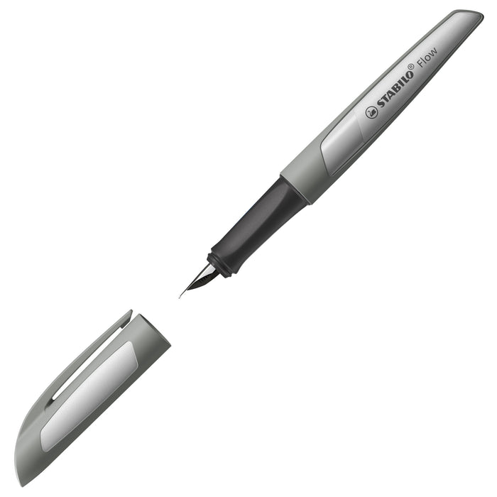 EAN 4006381616034 - STABILO Flow Monochrome pluma estilográfica Sistema de carga por cartucho Gris 1 pieza(s) imagen 1