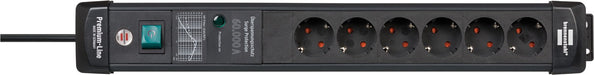 EAN 4007123674800 - Brennenstuhl 1951160402 base múltiple 5 m 6 salidas AC Interior Negro imagen 1