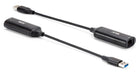 EAN 8719214473334 - CLUB3D CAC-1421 cambiador de género para cable USB Type-A RJ45 Negro imagen 1