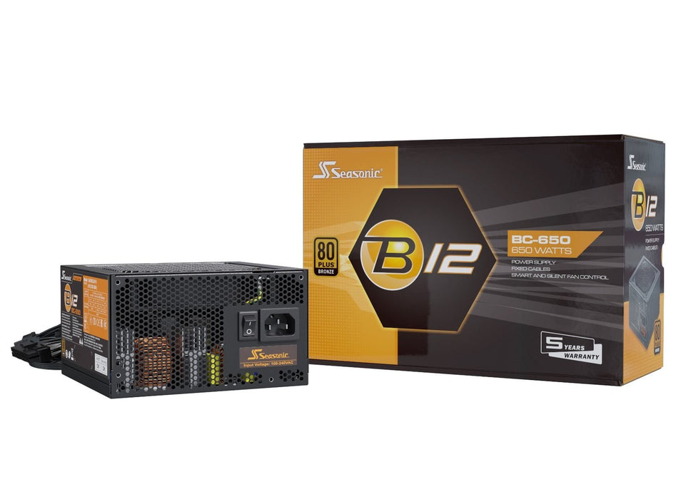 EAN 4711173876731 - Seasonic B12 BC unidad de fuente de alimentación 650 W 20+4 pin ATX ATX Negro imagen 5