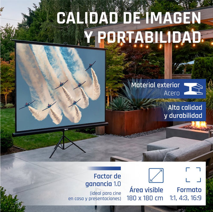 EAN 8435364308493 - iggual PSITS180 pantalla de proyección 2,54 m (100") 1:1 imagen 3