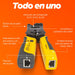 EAN 0766623780124 - Intellinet 780124 crimpadora Herramienta para prensar Negro, Amarillo imagen 9