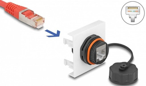 EAN 4043619814114 - DeLOCK 81411 cable de red Negro 0,045 m Cat6a S/UTP (STP) imagen 1
