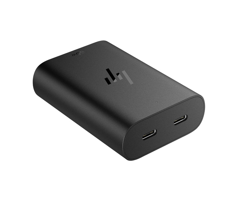 EAN 0196337695078 - HP 65W Gallium Nitride USB-C Laptop Charger adaptador e inversor de corriente Interior Negro imagen 8