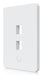 EAN 810177164098 - Ubiquiti UACC-WP-KEYSTONE-V-2P placa de pared y cubierta de interruptor Blanco imagen 2