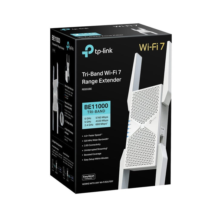 EAN 4895252507430 - TP-Link BE11000 Transmisor y receptor de red Blanco 2500 Mbit/s imagen 6