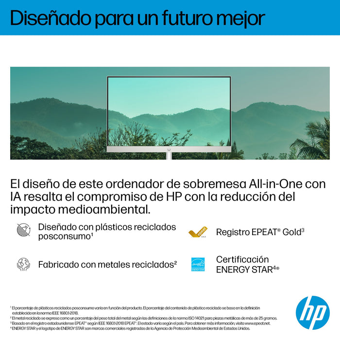 EAN 0199642227255 - HP AI 27-cr2014ns Intel Core Ultra 5 225U 68,6 cm (27") 1920 x 1080 Pixeles PC todo en uno 16 GB DDR5-SDR imagen 8