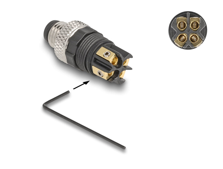 EAN 4043619605309 - DeLOCK 60530 conector Negro imagen 4
