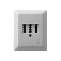EAN 4027639001297 - ZE Kommunikationstechnik TAE 3x6 NFN AP caja de tomacorriente Blanco imagen 1